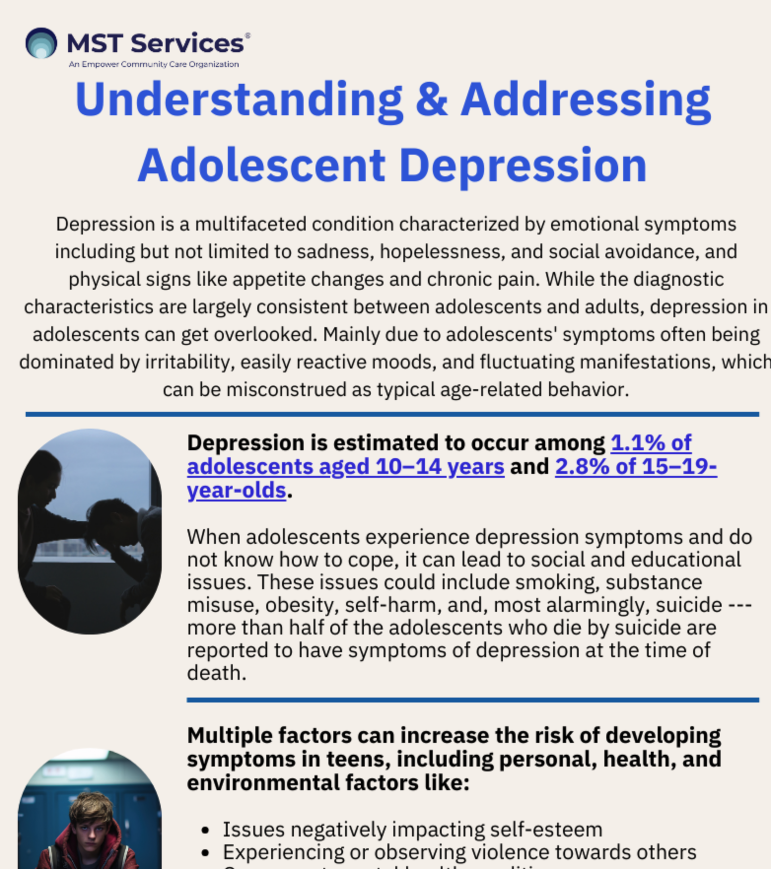 Infographics & Fact Sheets | MST Services